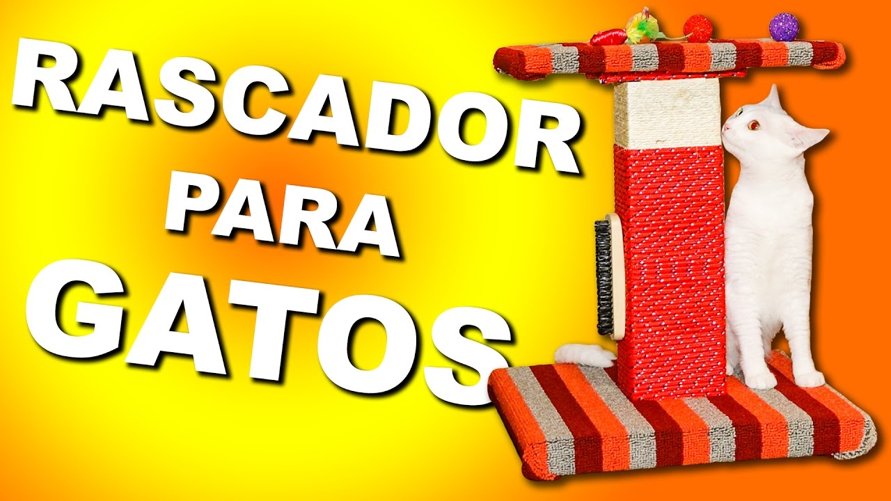 Rascador para gatos casero