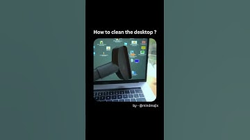 How to Clean Desktop 😂 #computer #memes #funny #comedy #computertips