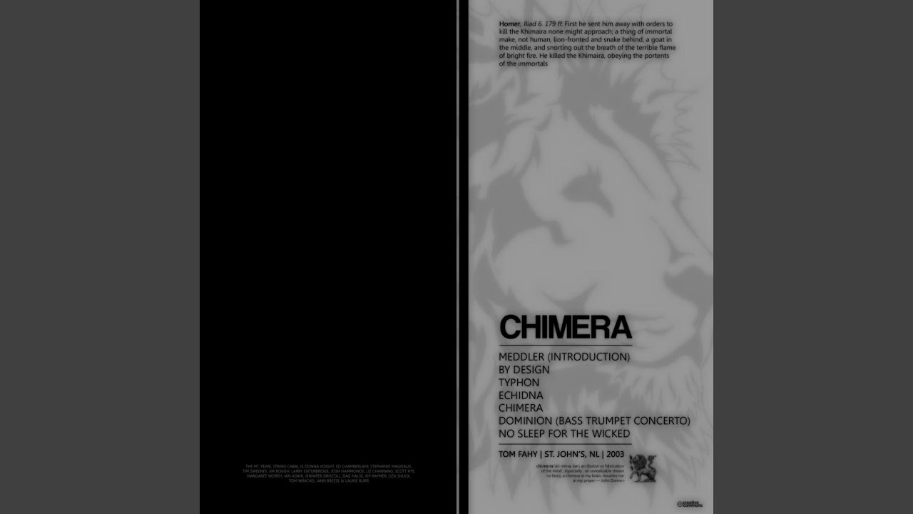Watch Chimera on YouTube Watch Chimera on YouTube
