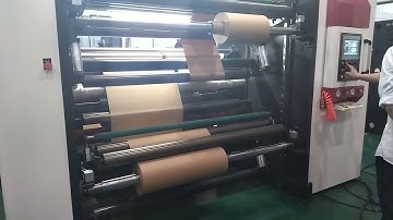 Binbao Machinery SLA series Kraft Paper Jumbo Roll Slitting Rewinding Machine For Food Wrapping