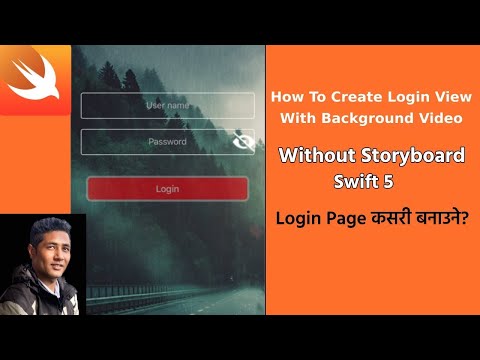 How to design Login Page in नेपाली | Swift 5 | Login Page कसरी बनाउने?
