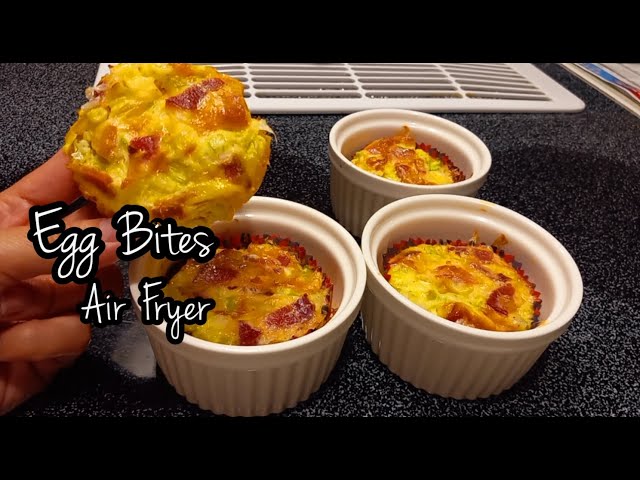 Air Fryer Egg Bites – Melanie Cooks