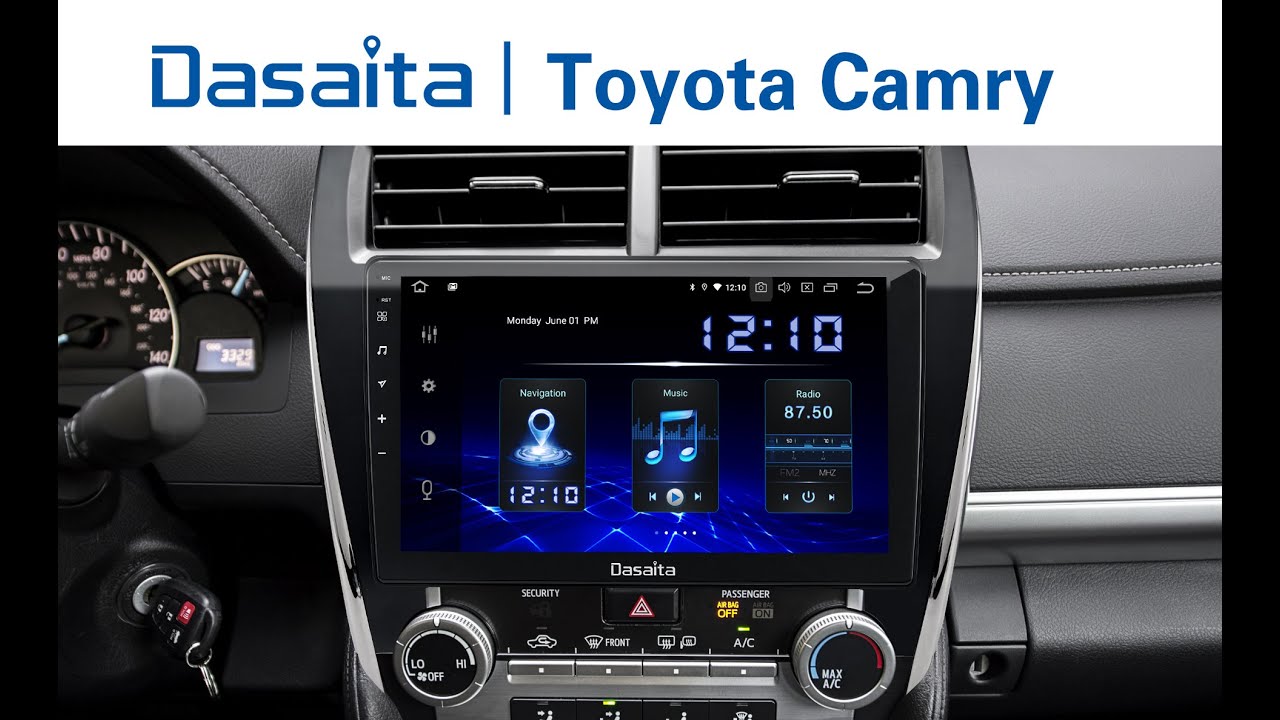 Toyota Camry 2012 2013 2014 US Version Android CarPlay GPS Stereo - YouTube