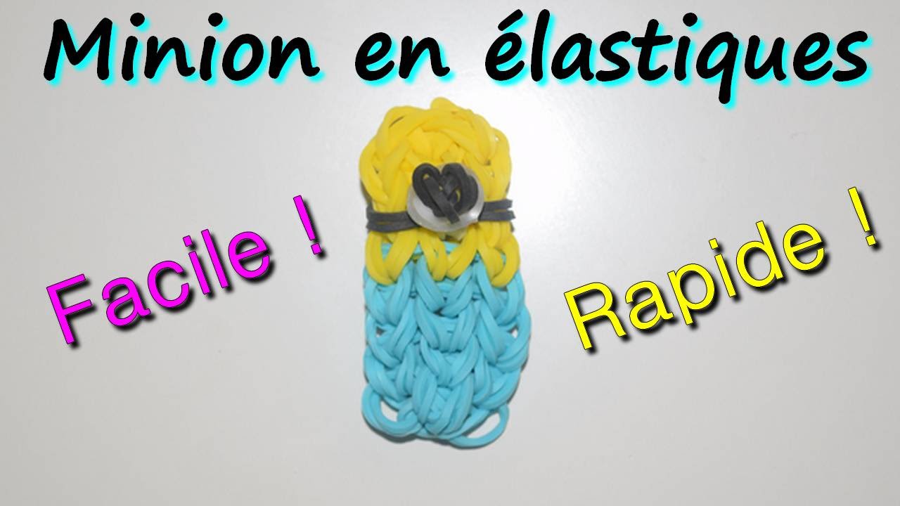 #DIY - Minion en élastiques facile et rapide !