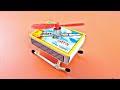 How to Make Helicopter Matchbox Helicopter at Home Very Easy