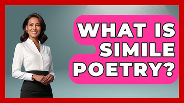 What Is Simile Poetry? - The Language Library