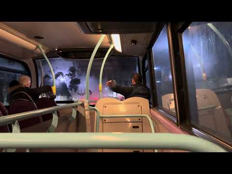 Onboard hornsbys bus & Coach  DD07 (SN09 CFD) E400 leaving Doncaster frenchgate interchange 