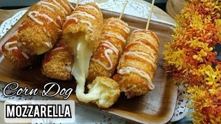 Resep Corn Dog Mozzarella || Simpel Gurih Dan Mudah buatnya