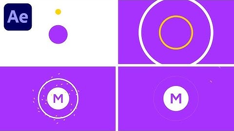 Elegant Logo Reveal In Adobe After Effects - After Effects Tutorial - No Plugins.