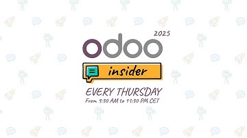 Odoo insider: regular live Q&A with Antoine