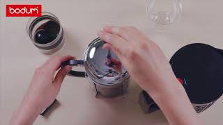 BODUM® French Press Coffee: 4 Step Guide | ボダム フレンチプレスコーヒーの淹れ方4ステップ