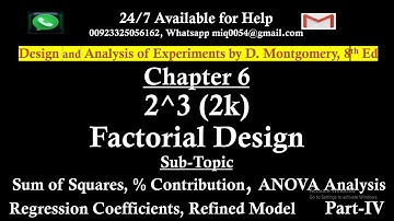 2^3 Factorial Design | 2k Factorial Design | 2^3 Problem Solved By Hand Part 4