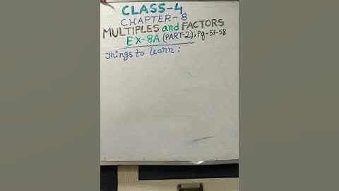CLASS-4, MATHS, CHAPTER-8, EX-8A(PART-2)