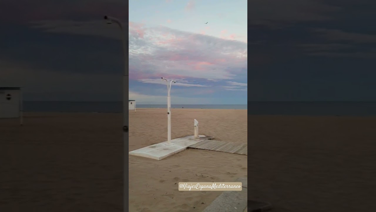Atardecer en Playa de Gandia#gandia #playa #atardecer #sunset #sunshine #españa #spain #mediterraneo