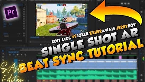 How To Edit BEAT SYNC PUBG MONTAGE like 69 JOker + siddha Gaming | AR Guns Shots Sync TUTORIAL#1