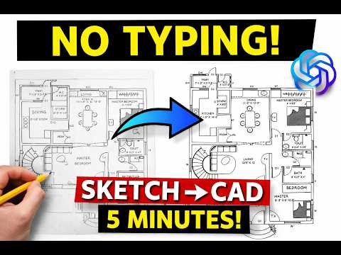 Stop Typing Dimensions! Use This ChatGPT + AutoCAD Trick 💡