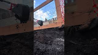 Excavator stuck in mud! #huina #excavator #construction #rc