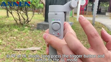 AXNEN HQ3 3-axis Gimbal stabilizer Operation Video