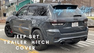 HOW TO INSTALL, REMOVE OR REPLACE THE TRAILER TOW HITCH COVER ON THE JEEP GRAND CHEROKEE SRT!!!