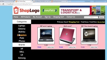 E Commerce Website in PHP & MySQL Part 21   getting brand products