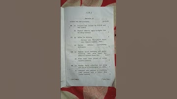 computer network question paper (Assam University)