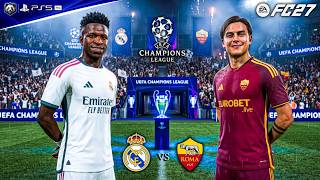 FC 27 - Real Madrid vs. Roma - UEFA Champions League 26/27 Full Match | PS5™ Pro [4K60] screenshot 1