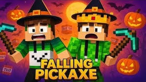 🔴 Minecraft Falling Pickaxe #shorts