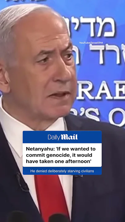Israeli Prime Minister says genocide ‘would’ve taken one afternoon’ if intended