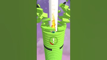 Stack Ball Challenge 🔥 One Wrong Hit = Game Over 💥😲 #shorts #gaming