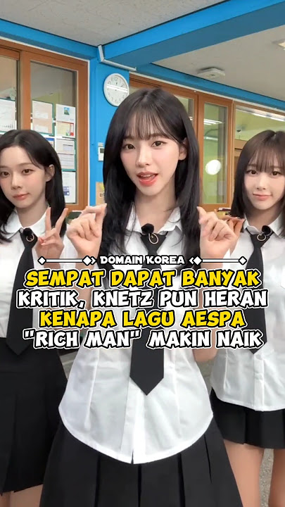 Sempat dapat banyak kritik, knetz pun heran kenapa lagu Aespa 'Rich Man' makin naik #kpop #shorts