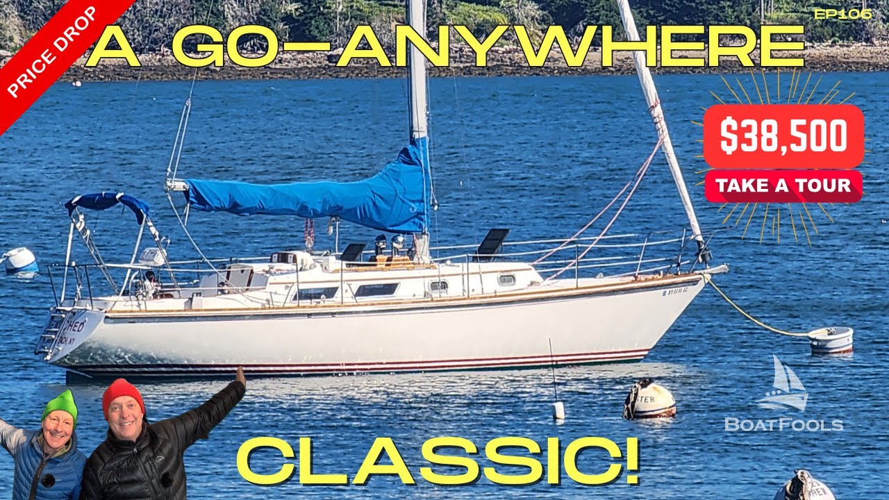 This Timeless CLASSIC SAILBOAT Is Ready To GO! A SOLID 1980 Bristol 35.5C at $38,500. PRICE DROP!