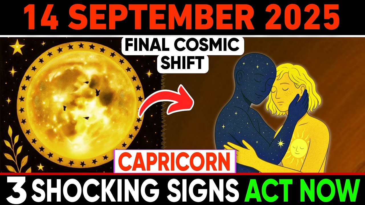 Capricorn ♑ September 13–14, 2025 🌌✨ 3 Shocking Signs That Will Change EVERYTHING! 🚨