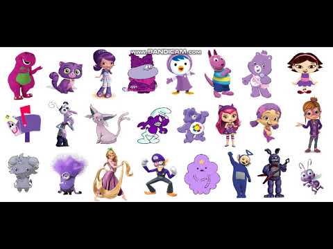 Which One Of These Purple Characters Are Better? - YouTube