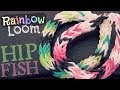 RAINBOW LOOM : Half Inverted Double Cross Fishtail - How To - HIP Fish | SoCraftastic