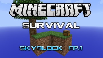 Minecraft Survival: SkyBlock - Episode 1 - Getting started...