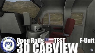 Open Rails 3D Cab Test - 3DTrains F-Unit