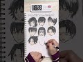 45分で何ができる？黒髪イケメンキャラ何人描けるか検証！#Shorts