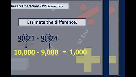 Mr. Lee - Math Video Tutorial - Estimating Differences