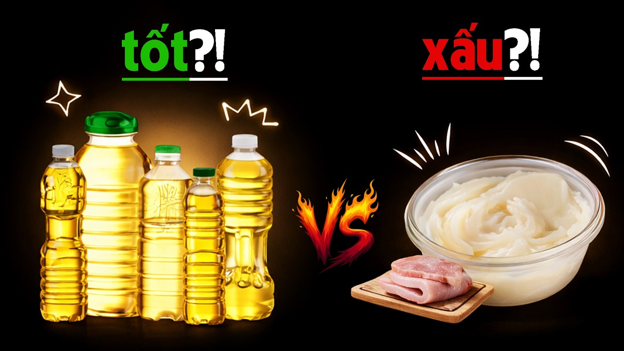 Sự Thật Về Cholesterol: Dầu Ăn Hay Mỡ Lợn Tốt Hơn?