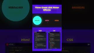 ✨ Elevate your website with stunning link hover effects! 🎨