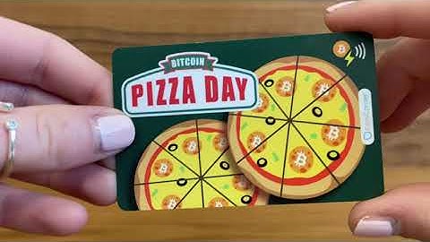 The Bolt Card - Bitcoin Pizza Day design