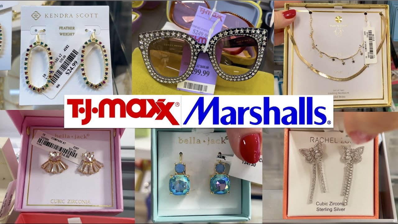 MARSHALLS & TJ MAXX SHOP WITH ME 2023 NEW JEWELRY FINDS, RINGS