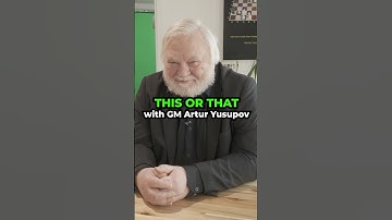 THIS OR THAT chess opening ♟️with the legendary GM Artur Yusupov