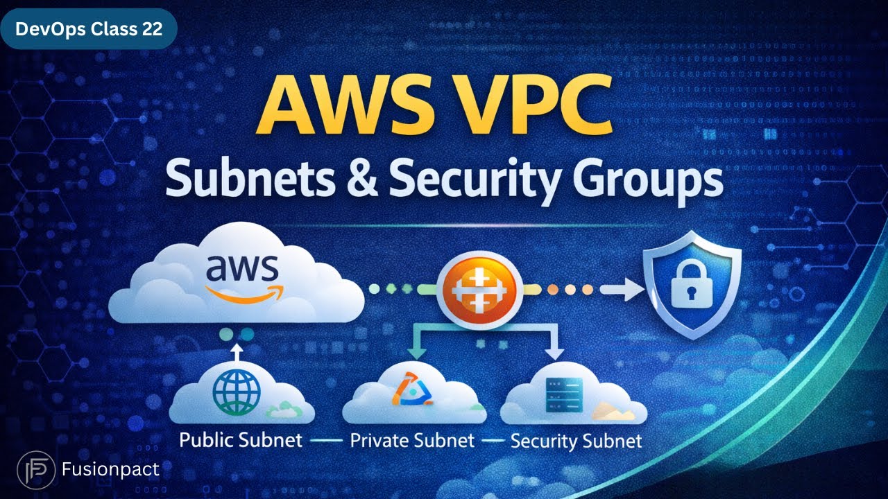 AWS VPC Explained | Subnets, Security Groups & Networking Basics | DevOps Class 22