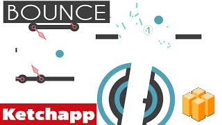 BOUNCE by KetchApp Review | Buildbox Drag'n'Drop Game Maker | iOS Gameplay (Android, iPhone) screenshot 3
