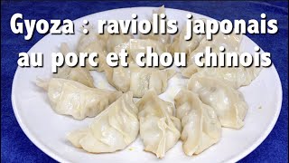 Gyoza: raviolis japonais au porc et chou chinois