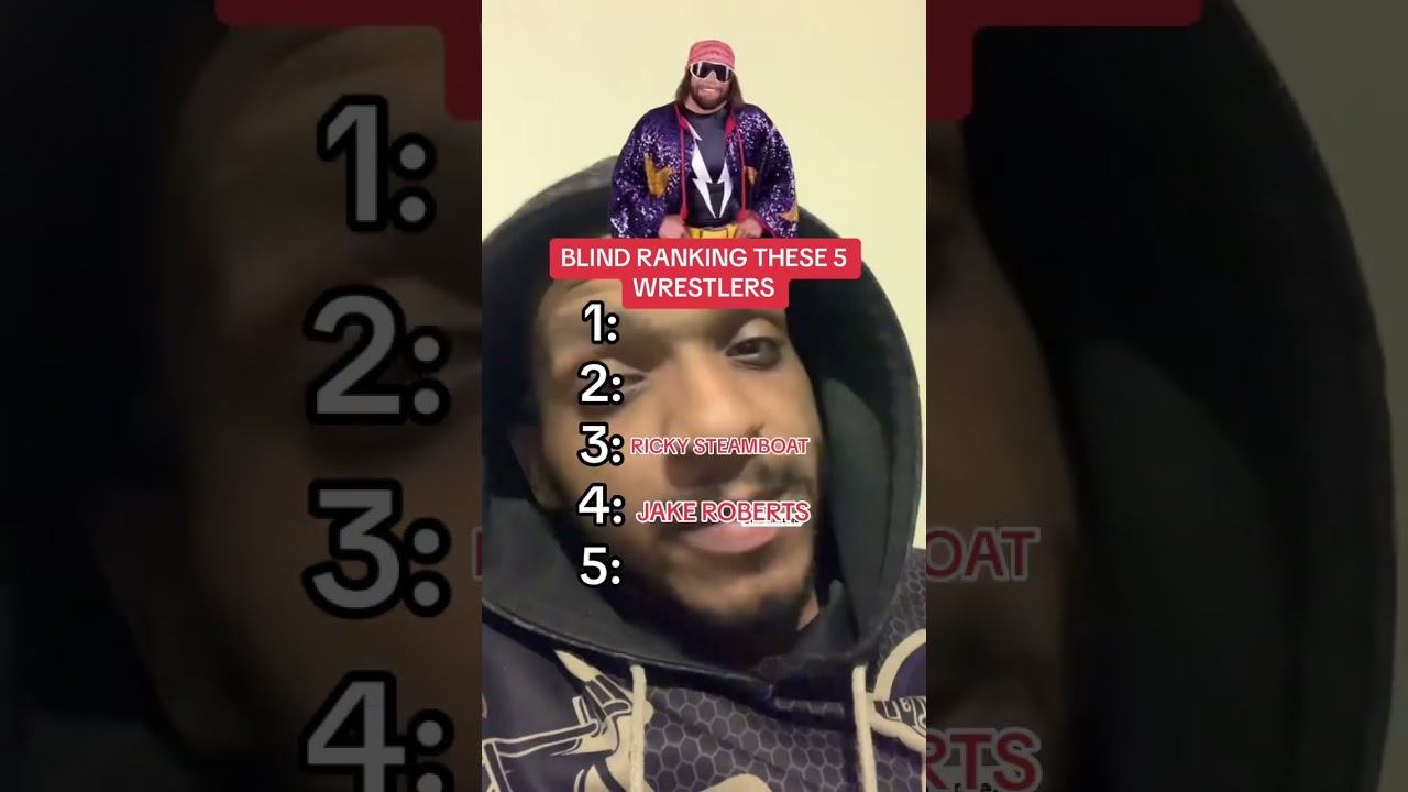 BLIND RANKING THESE WWE WRESTLERS 