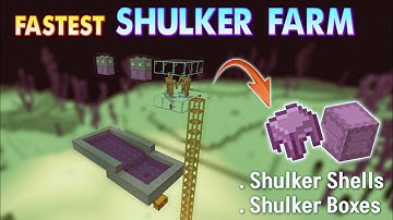 Fastest Shulker Farm In Minecraft Pe/Bedrock/Java 1.20 | Fully Automatic Shulker Shell Farm