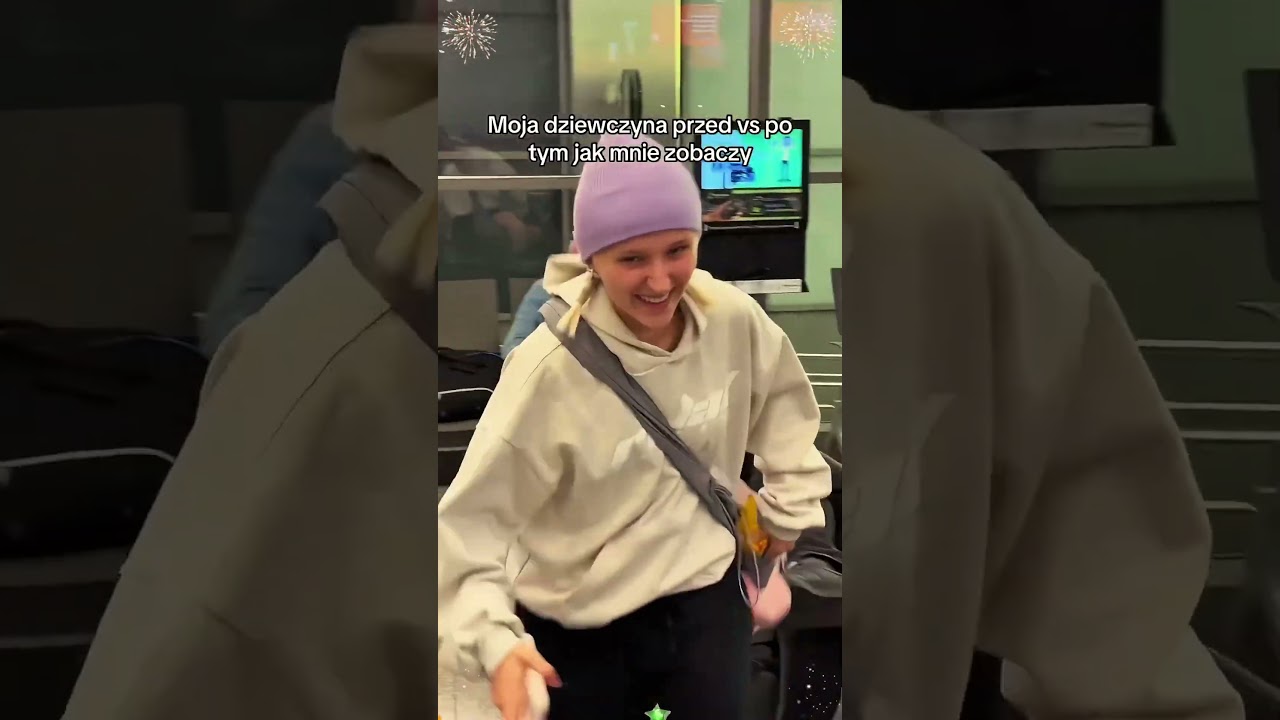 My girlfriend before vs after she sees me 😊