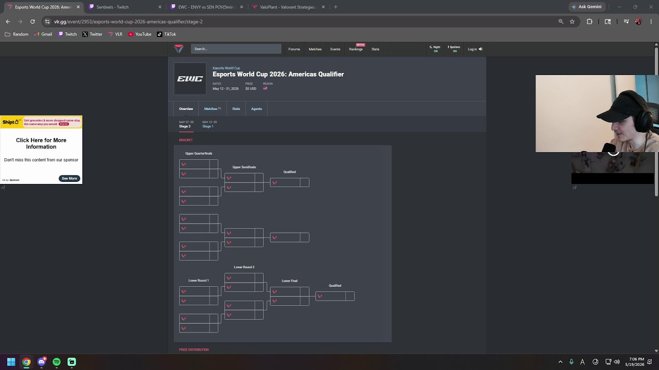 SENTINELS vs ENVY EWC Watch Party - Demon1 POV | !discord